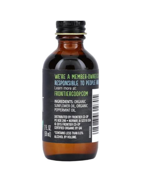 Sabor a Menta Orgánico Frontier 59ml - Sin Alcohol Sabor a Menta Orgánico Frontier 59ml - Sin Alcohol