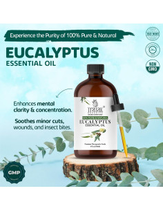 Aceite Esencial de Eucalipto Tratak 118.3ml Grado Terapéutico 2
