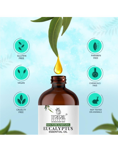 Aceite Esencial de Eucalipto Tratak 118.3ml Grado Terapéutico