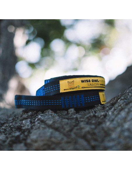 Cuerdas para Hamacas Wise Owl Outfitters 3m - Kit de Colgado Cuerdas para Hamacas Wise Owl Outfitters 3m - Kit de Colgado