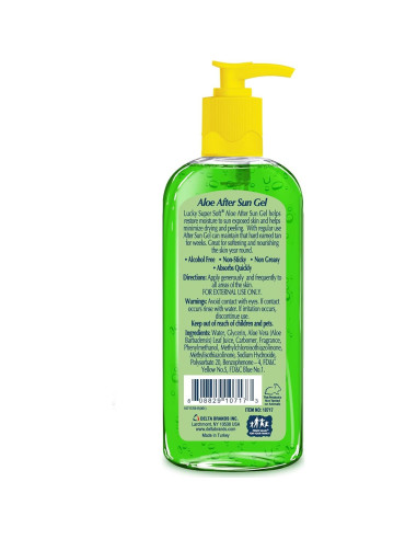 Gel After Sun Aloe Vera Suave Lucky 340g Refrescante