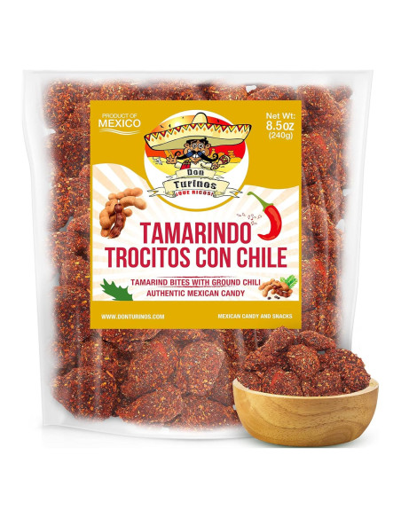 Dulce de Tamarindo con Chile Don Turinos 240g - Sabor Mexicano Dulce de Tamarindo con Chile Don Turinos 240g - Sabor Mexicano
