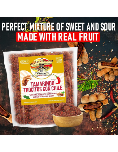 Dulce de Tamarindo con Chile Don Turinos 240g - Sabor Mexicano