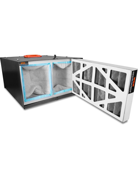Sistema de Filtración de Aire WEN 3410 Control Remoto 400 CFM Sistema de Filtración de Aire WEN 3410 Control Remoto 400 CFM