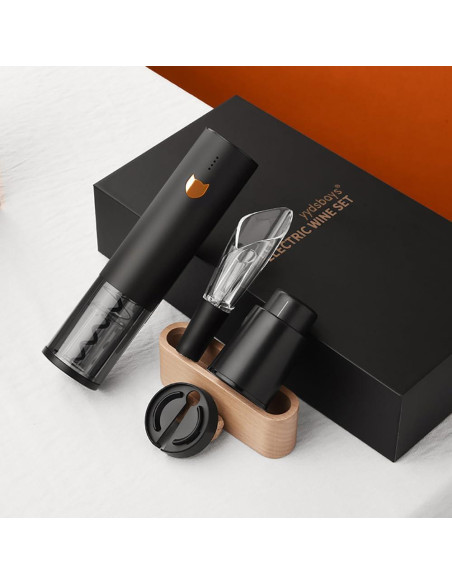 Abridor de Botellas de Vino Eléctrico YYDSBAYS Oro Rosa Recargable Abridor de Botellas de Vino Eléctrico YYDSBAYS Oro Rosa Recargable