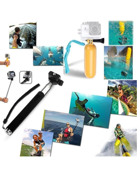 Kit Accesorios Cámara de Acción VVHOOY Flotante y Soporte Kit Accesorios Cámara de Acción VVHOOY Flotante y Soporte