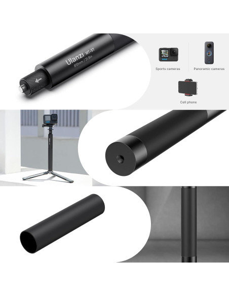 Bastón de Extensión UURig 81 cm para Cámara Insta360 X3/X2/X/ONE Bastón de Extensión UURig 81 cm para Cámara Insta360 X3/X2/X/ONE