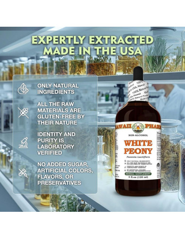 Extracto de Peonía Blanca Hawaii Pharm 59 ml Natural Vegano
