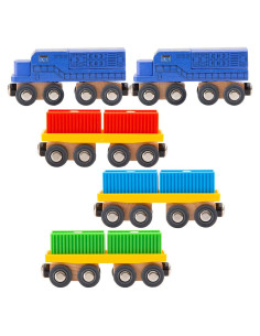 Juego de Trenes de Carga Intermodal ORBRIUM 11 Piezas