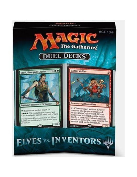 Duel Decks Magic the Gathering Elfos vs Inventores 60 cartas Duel Decks Magic the Gathering Elfos vs Inventores 60 cartas