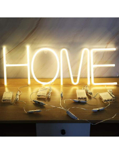 Luz de Neón LED Letra C ENUOLI para Decoración 33.66cm Luz de Neón LED Letra C ENUOLI para Decoración 33.66cm