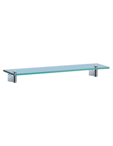 Estante de Vidrio Gatco Bleu Cromo 51.1 cm Duradero Estante de Vidrio Gatco Bleu Cromo 51.1 cm Duradero