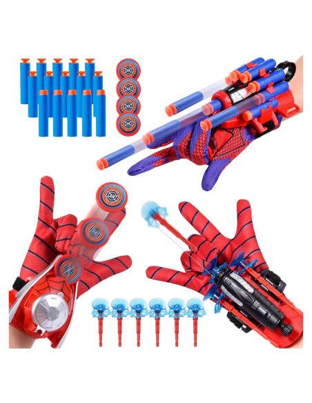 Juego de Lanzadores de Telaraña BarleyDirect para Niños 3-12 Años Juego de Lanzadores de Telaraña BarleyDirect para Niños 3-12 Años
