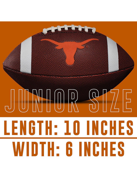 Balón de Fútbol Juvenil NCAA Franklin Sports Texas Longhorns Balón de Fútbol Juvenil NCAA Franklin Sports Texas Longhorns