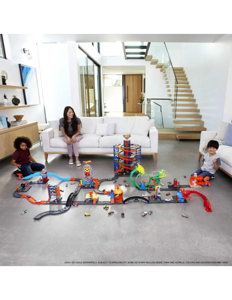 Paquete de Despegue Dron Hot Wheels HDX76, 6 Piezas, 1 Coche Paquete de Despegue Dron Hot Wheels HDX76, 6 Piezas, 1 Coche