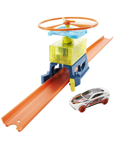 Paquete de Despegue Dron Hot Wheels HDX76, 6 Piezas, 1 Coche Paquete de Despegue Dron Hot Wheels HDX76, 6 Piezas, 1 Coche