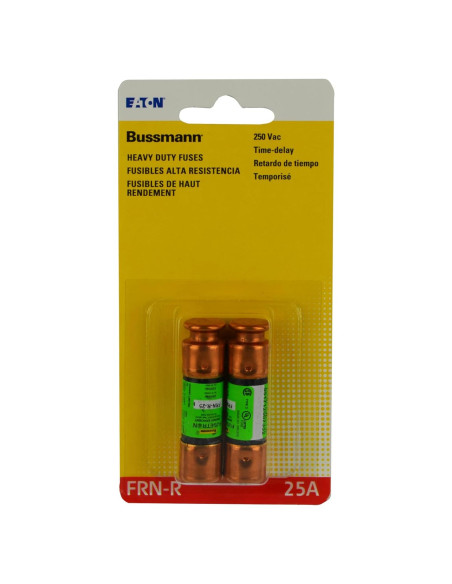 Fusible Fusetron Bussmann BP/FRN-R-25 Doble Elemento 25A 250V Fusible Fusetron Bussmann BP/FRN-R-25 Doble Elemento 25A 250V