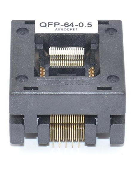 Zócalo de Prueba QFP64 ALLSOCKET OTQ-64-0.5-01 0.5mm Zócalo de Prueba QFP64 ALLSOCKET OTQ-64-0.5-01 0.5mm