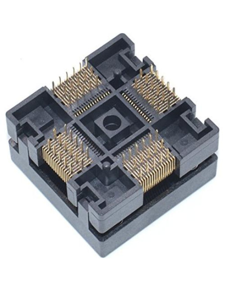Zócalo de Prueba QFP64 ALLSOCKET OTQ-64-0.5-01 0.5mm Zócalo de Prueba QFP64 ALLSOCKET OTQ-64-0.5-01 0.5mm