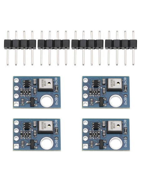 Módulo Sensor Digital de Temperatura y Humedad AHT10 I2C - ECSiNG - 4 Juegos Módulo Sensor Digital de Temperatura y Humedad AHT10 I2C - ECSiNG - 4 Juegos
