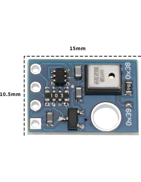 Módulo Sensor Digital de Temperatura y Humedad AHT10 I2C - ECSiNG - 4 Juegos Módulo Sensor Digital de Temperatura y Humedad AHT10 I2C - ECSiNG - 4 Juegos