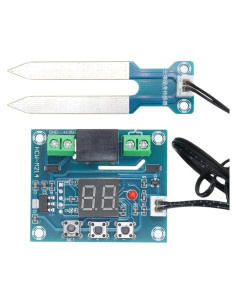 Sensor de Humedad del Suelo 12V RENDTENSIETI Módulo Riego Automático