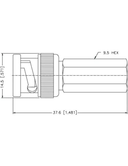 25 Conectores BNC Macho Twist On RG59 V-Fiabilidad para CCTV 25 Conectores BNC Macho Twist On RG59 V-Fiabilidad para CCTV