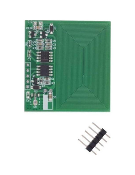 Módulo Lector de Tarjetas RFID 125KHz Super RDM6300 3.3-5V Módulo Lector de Tarjetas RFID 125KHz Super RDM6300 3.3-5V
