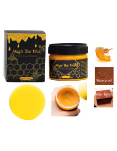 Cera para Madera DGAGA 80g - Pulidor de Muebles Natural