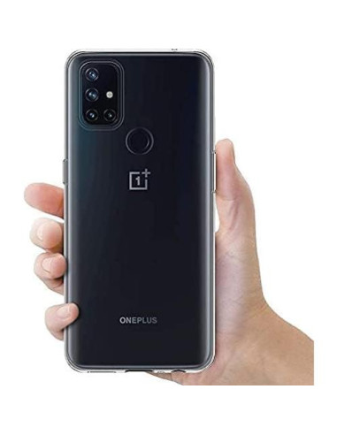 Funda Bumper de Gel TPU Transparente para OnePlus Nord N10 5G