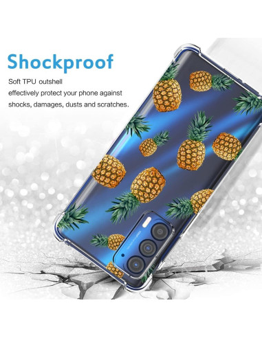 Funda TPU Motorola Moto Edge 2021 5G UW Piña 6.78"