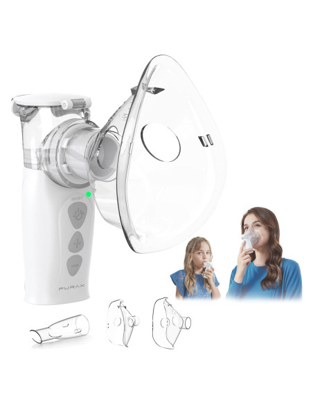 Nebulizador Portátil PURAX para Adultos y Niños - Silencioso y Recargable Nebulizador Portátil PURAX para Adultos y Niños - Silencioso y Recargable