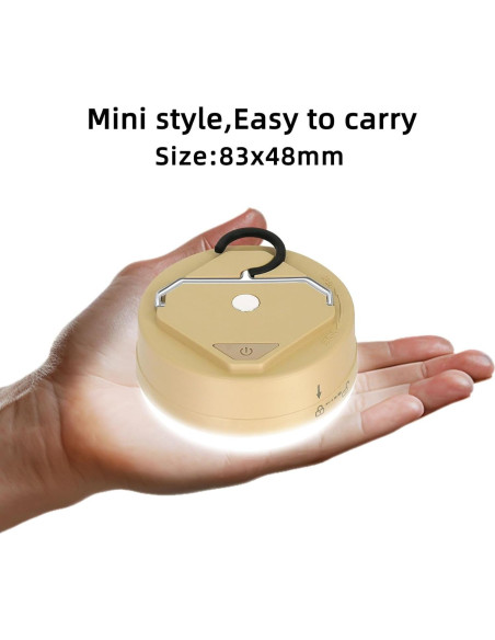 Luz LED de Camping MOSLIGHTING, 4 Modos, 300lm, Portátil Luz LED de Camping MOSLIGHTING, 4 Modos, 300lm, Portátil