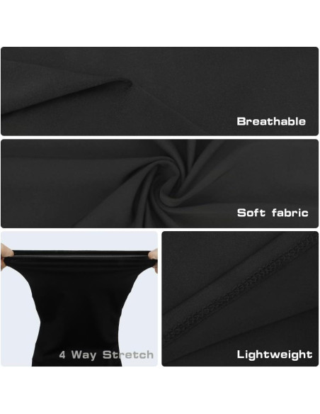 Gaiter de Cuello Negro Unisex para Protección Solar y Polvo Gaiter de Cuello Negro Unisex para Protección Solar y Polvo