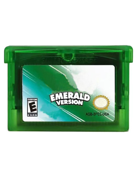 Tarjeta de Juego Pokémon Esmeralda Compatible GBM GBA NDS Tarjeta de Juego Pokémon Esmeralda Compatible GBM GBA NDS