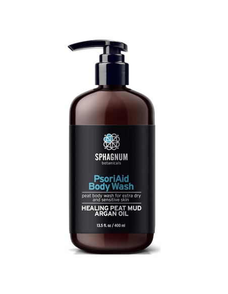 Jabón Corporal Natural Sphagnum 399.5 ml para Psoriasis y Eczema