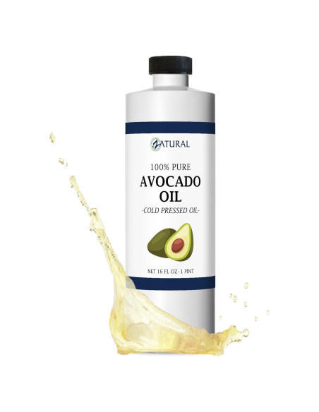 Aceite de Aguacate Zatural 100% Puro 473ml Prensado en Frío Aceite de Aguacate Zatural 100% Puro 473ml Prensado en Frío