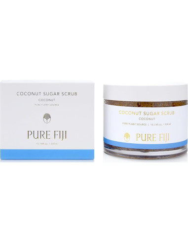 Exfoliante Natural de Azúcar de Coco Pure Fiji 300 ml - Hidratante