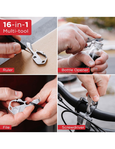 Multiherramienta KeySmart AllTul Ghost 16-en-1 Acero Inoxidable Multiherramienta KeySmart AllTul Ghost 16-en-1 Acero Inoxidable
