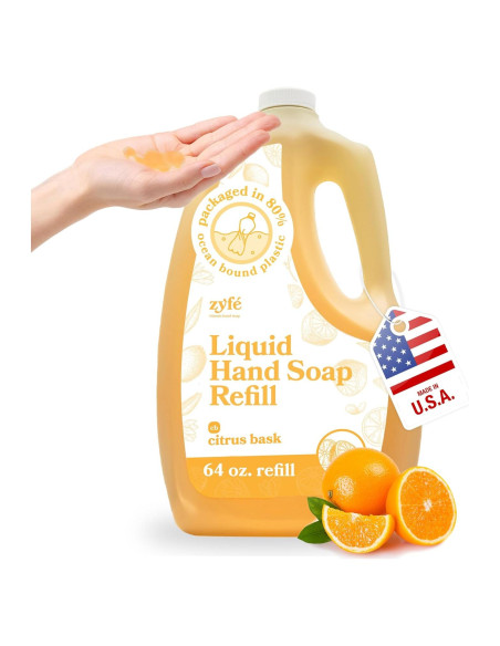 Jabón Líquido Hidratante ZYFE 1.81L Citrus Bask con Vitaminas Jabón Líquido Hidratante ZYFE 1.81L Citrus Bask con Vitaminas