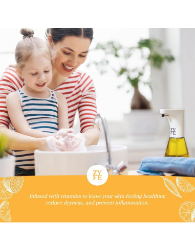 Jabón Líquido Hidratante ZYFE 1.81L Citrus Bask con Vitaminas