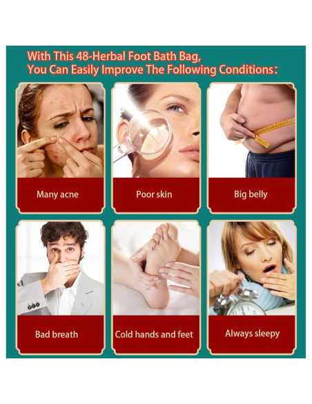 Baño de Pies Detox Herbal CHSSHCRZH 900g - Alivio Fatiga Baño de Pies Detox Herbal CHSSHCRZH 900g - Alivio Fatiga