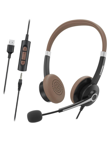 Auricular Conambo USB700 con Micrófono para PC y Laptop