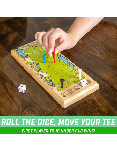 Juego de Mesa GoSports Par 4 Dice - Diversión para 2-4 Jugadores Juego de Mesa GoSports Par 4 Dice - Diversión para 2-4 Jugadores