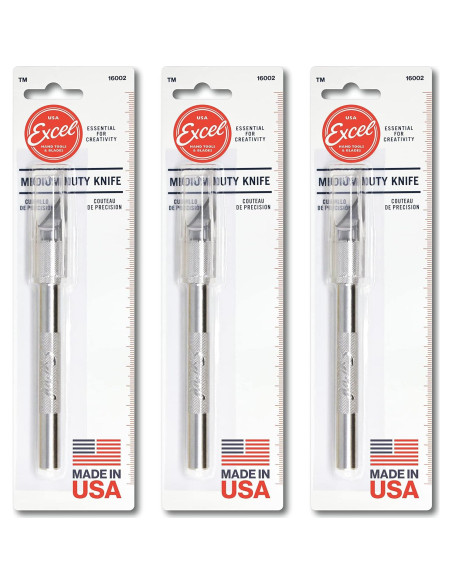 Juego de Cuchillos de Precisión Excel Blades K2 - 3 Paquetes Juego de Cuchillos de Precisión Excel Blades K2 - 3 Paquetes