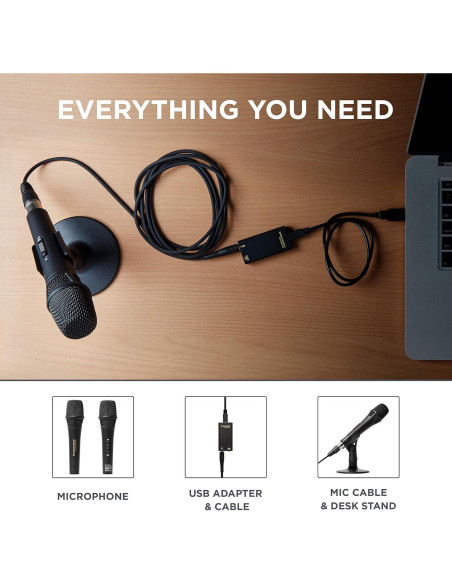 Micrófono de Condensador USB Marantz M4U con Soporte y Cable Micrófono de Condensador USB Marantz M4U con Soporte y Cable