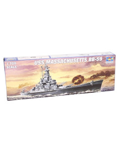 Kit de Modelo Acorazado Trumpeter USS Massachusetts 1/700