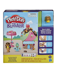 Kit de Construcción Stand de Helados Play-Doh 8 Latas No Tóxico