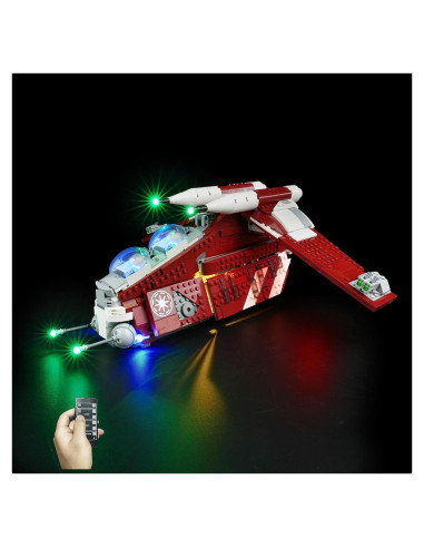 Kit de Luz LED para Caza Gunship Lego 75354 - Solo Luces