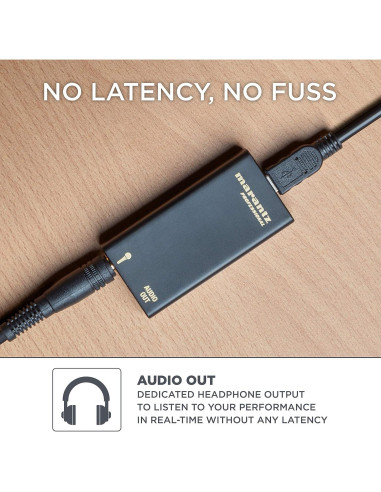 Micrófono de Condensador USB Marantz M4U con Soporte y Cable